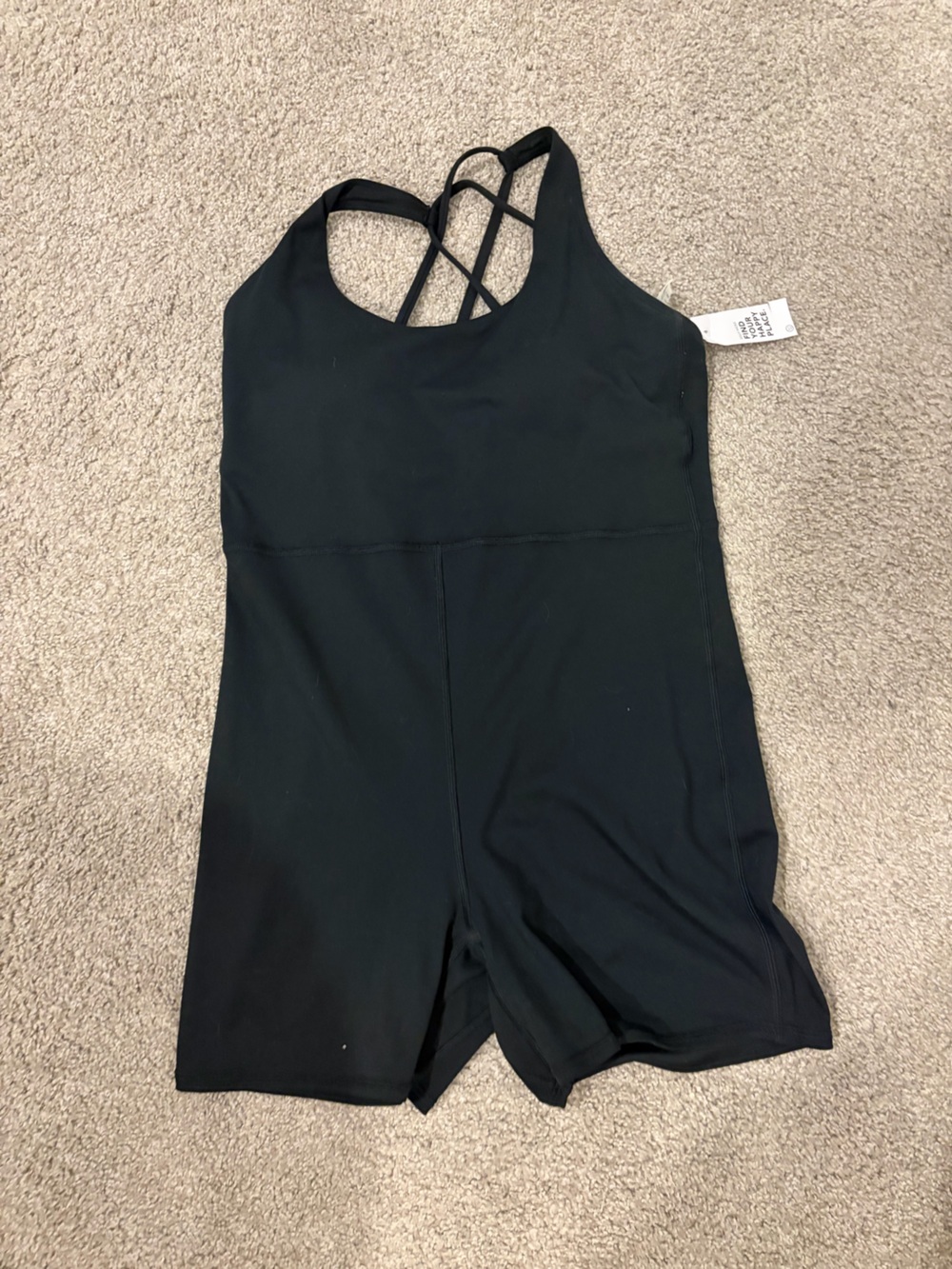 Hollister black bodysuit with built in shorts